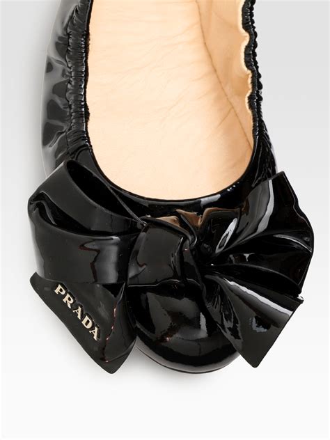 prada ballet flats sale|prada ballet flats with bow.